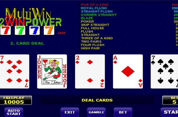 amatik videopoker multi card win 16280865780717 image