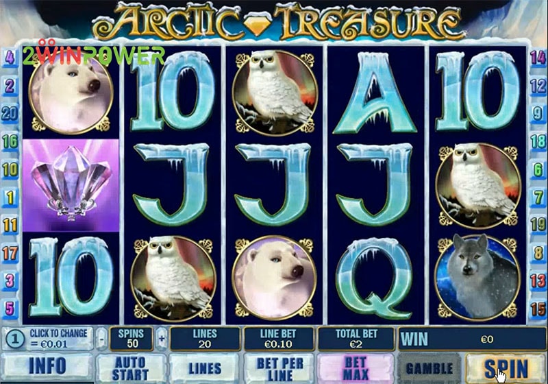 arctic treasure slot by playtech 15295638401454 image