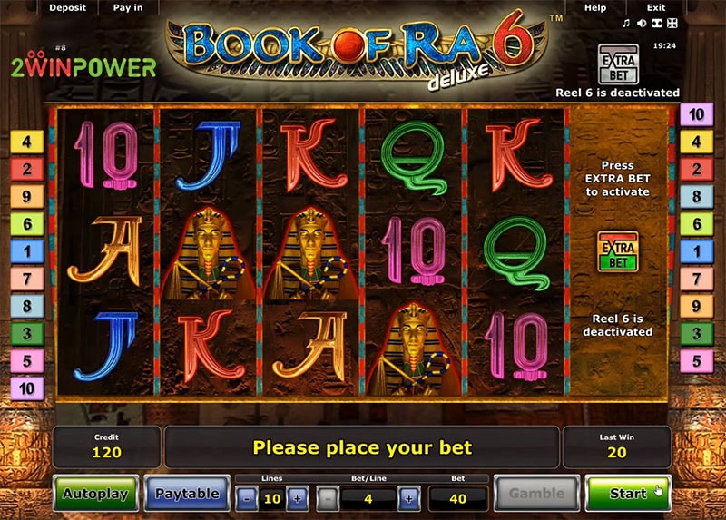 Slot Machines Book of Ra deluxe 6 