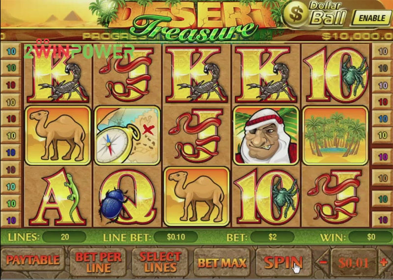 Desert treasure ii playtech casino slots ducky era