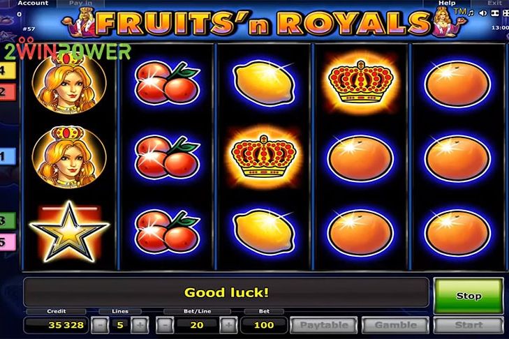 royal fruit игровой автомат