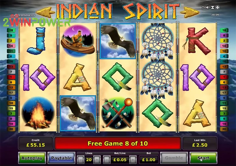 игровой автомат indian spirit играть
