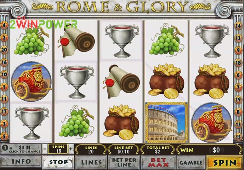 игровой автомат rome and glory