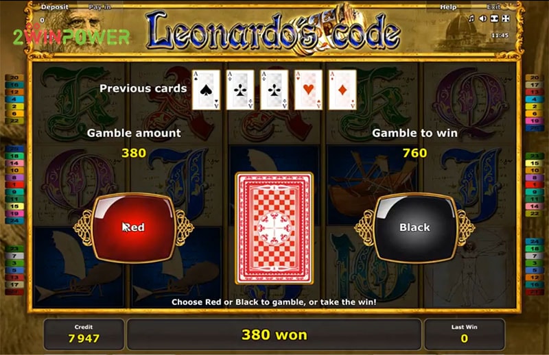 leonardo s code game by greentube 15293934332349 image