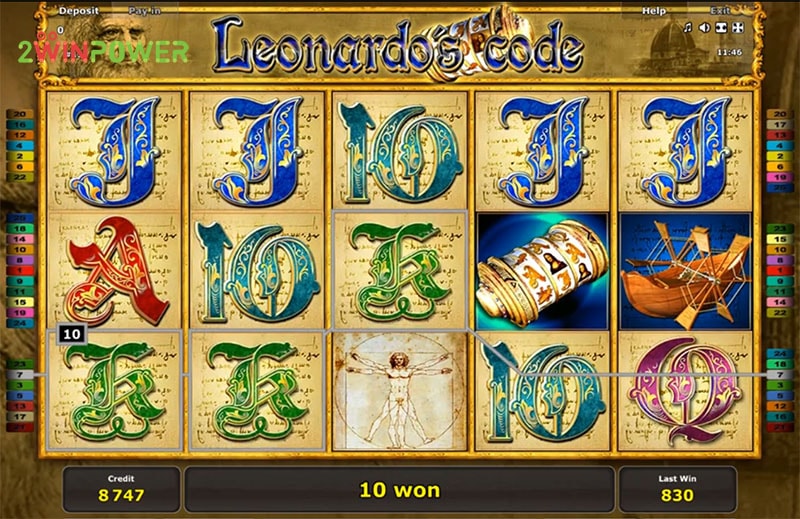 leonardo s code game by greentube 15293934333905 image