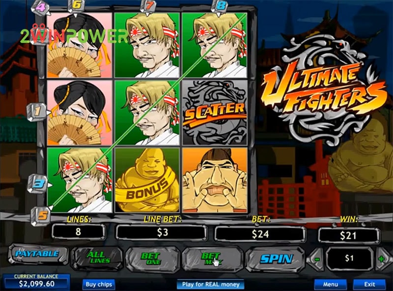 игровой автомат ultimate fighters