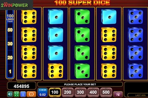 videoslot 100 super dice igra v kosti ot egt 16234282717555 image