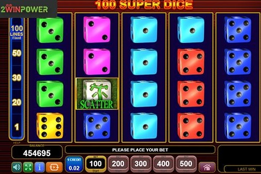 videoslot 100 super dice igra v kosti ot egt 16234282717966 image
