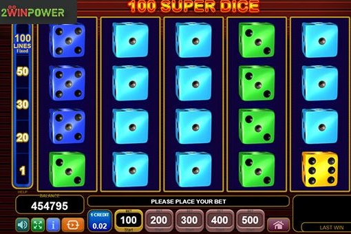 videoslot 100 super dice igra v kosti ot egt 16234282719951 image