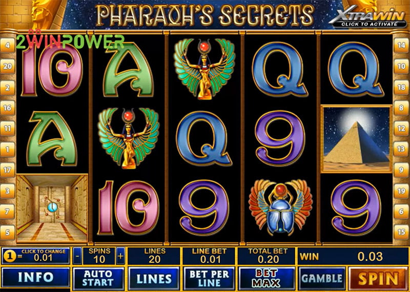 videoslot pleytek pharaoh s secret 15456755024769 image