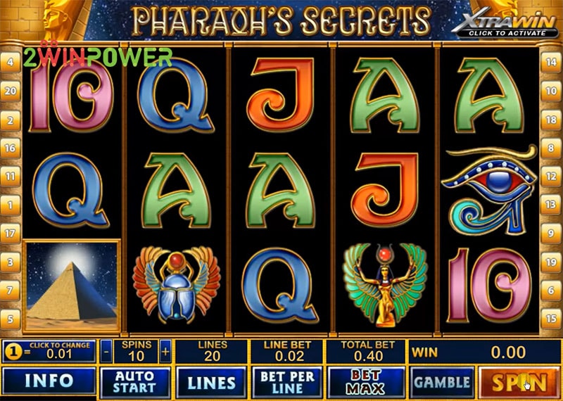 Pharaoh S Secrets By Playtech Order The Slot 2winpower