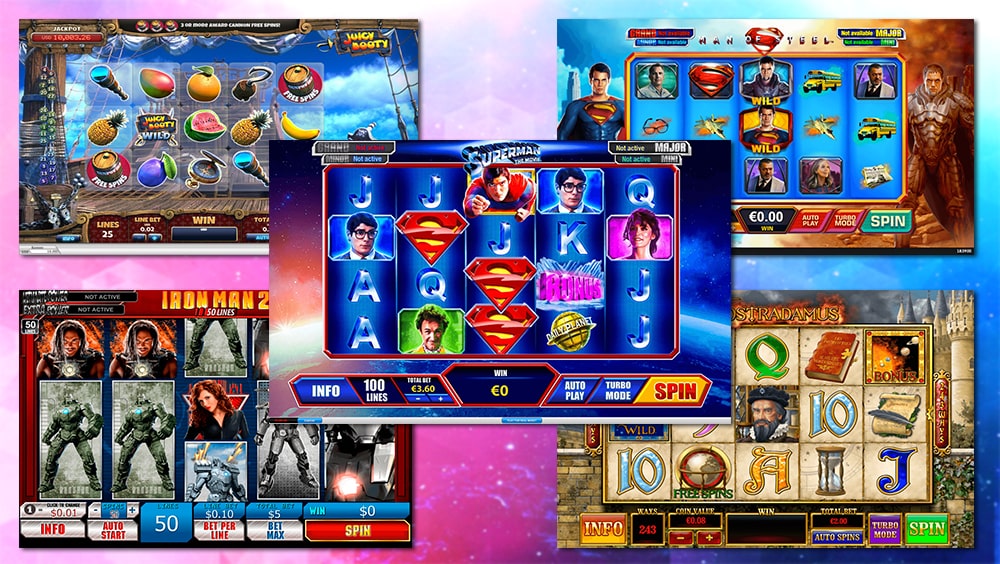 Installing famous games for online casino