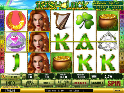 Irish Luck: Playtech game copy