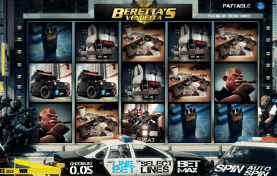 Sheriff Gaming - Beretta′s Vendetta slots replica