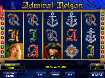 Admiral Nelson: Amatic game clone