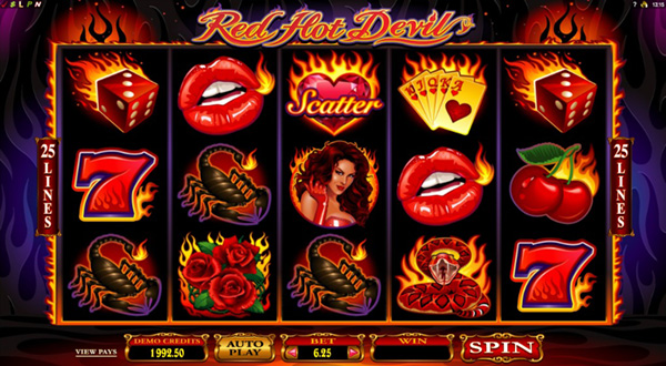 Red Hot Devil: Microgaming game clone