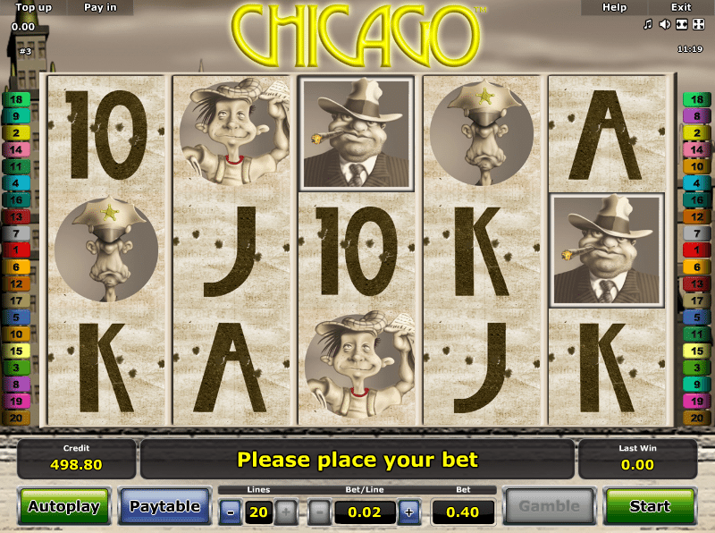 Chicago slot by Novomatic