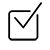 Icon for checkbox