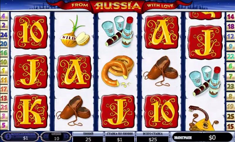 From Russia With Love slot machine