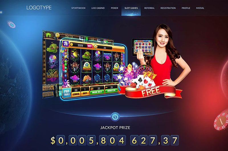 Casino website creation with a script