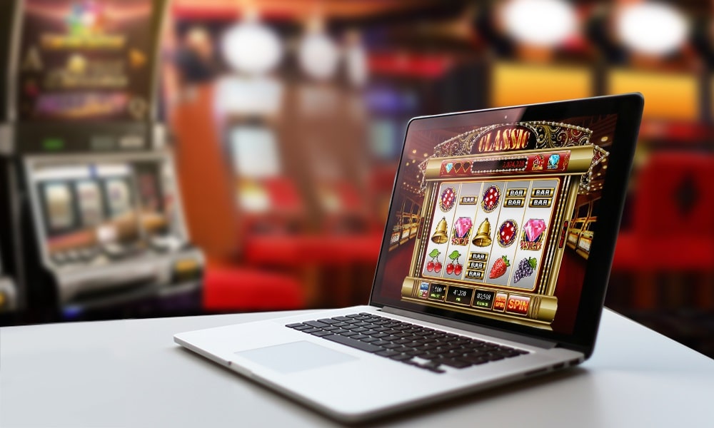Online casino games interface