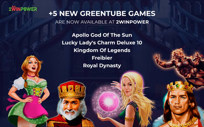 5 new Greentube games