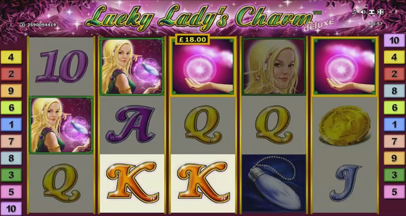 Copies and replica of Novomatic game — Lucky Lady's Charm