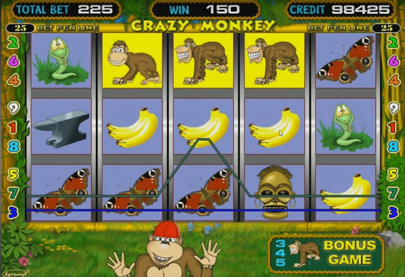 Ігровий автомат від Igrosoft — Crazy Monkey