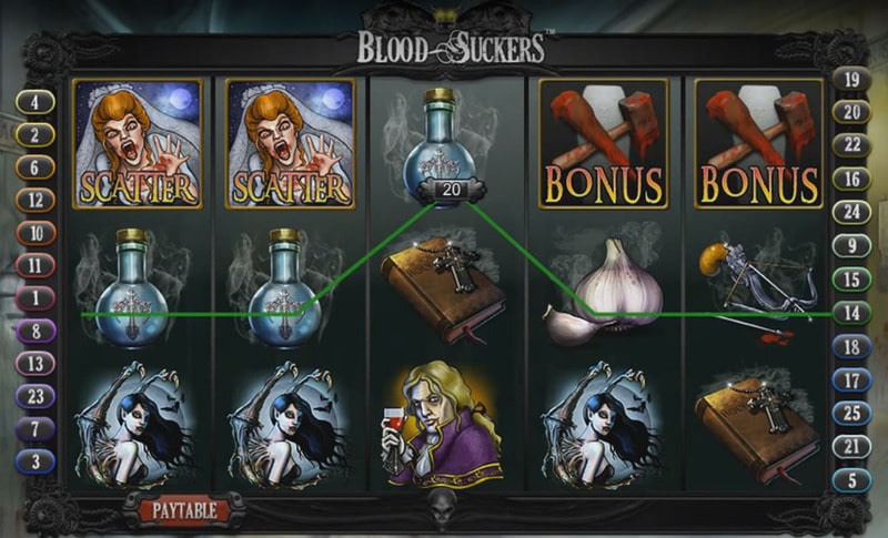 Copies and replica of NetEnt game — Blood Suckers