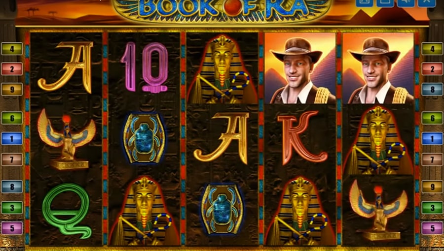 Book of Ra Casino slot game from Novomatic