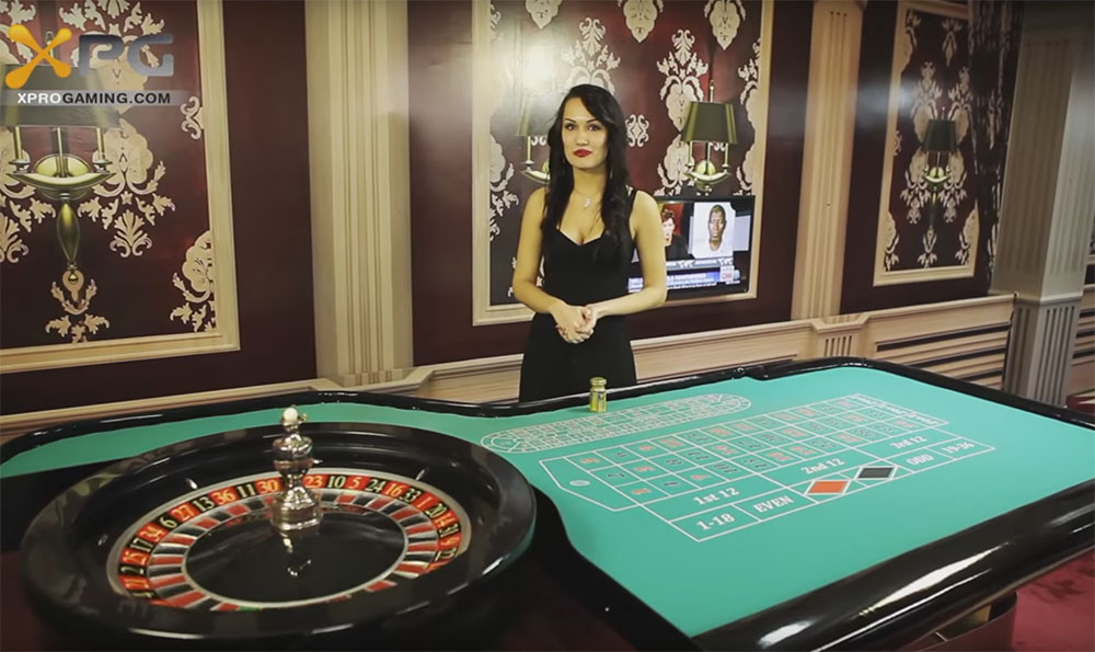 XproGaming roulette con croupier dal vivo